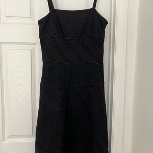 Spenser Jeremy Black Sheath Midi Dress